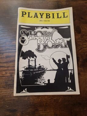 Show Boat  Broadway Playbill May 1983   Donald O'Connor  Lonette McKee Ephemera